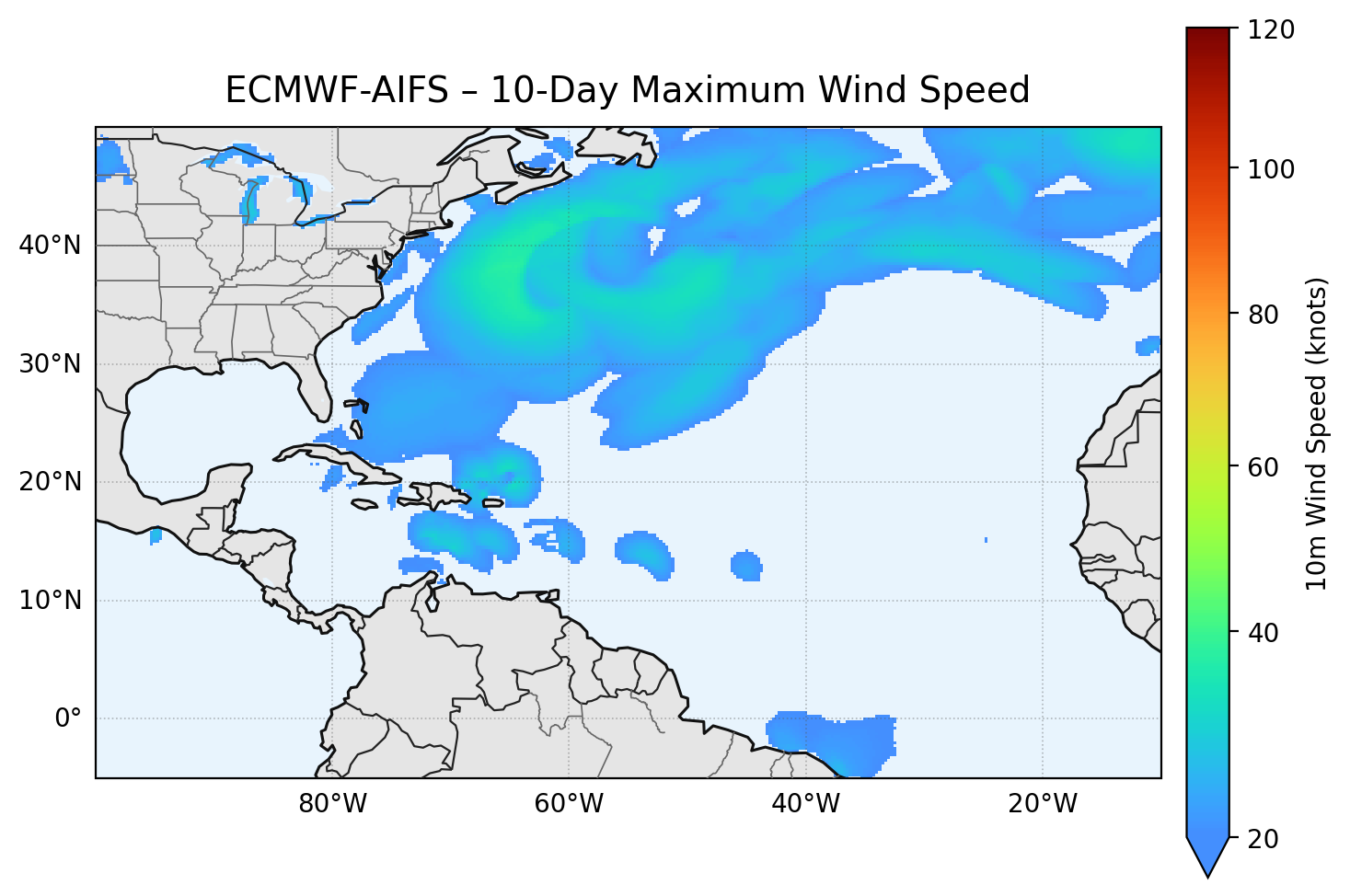 ECMWF-AIFS 10-Day Max