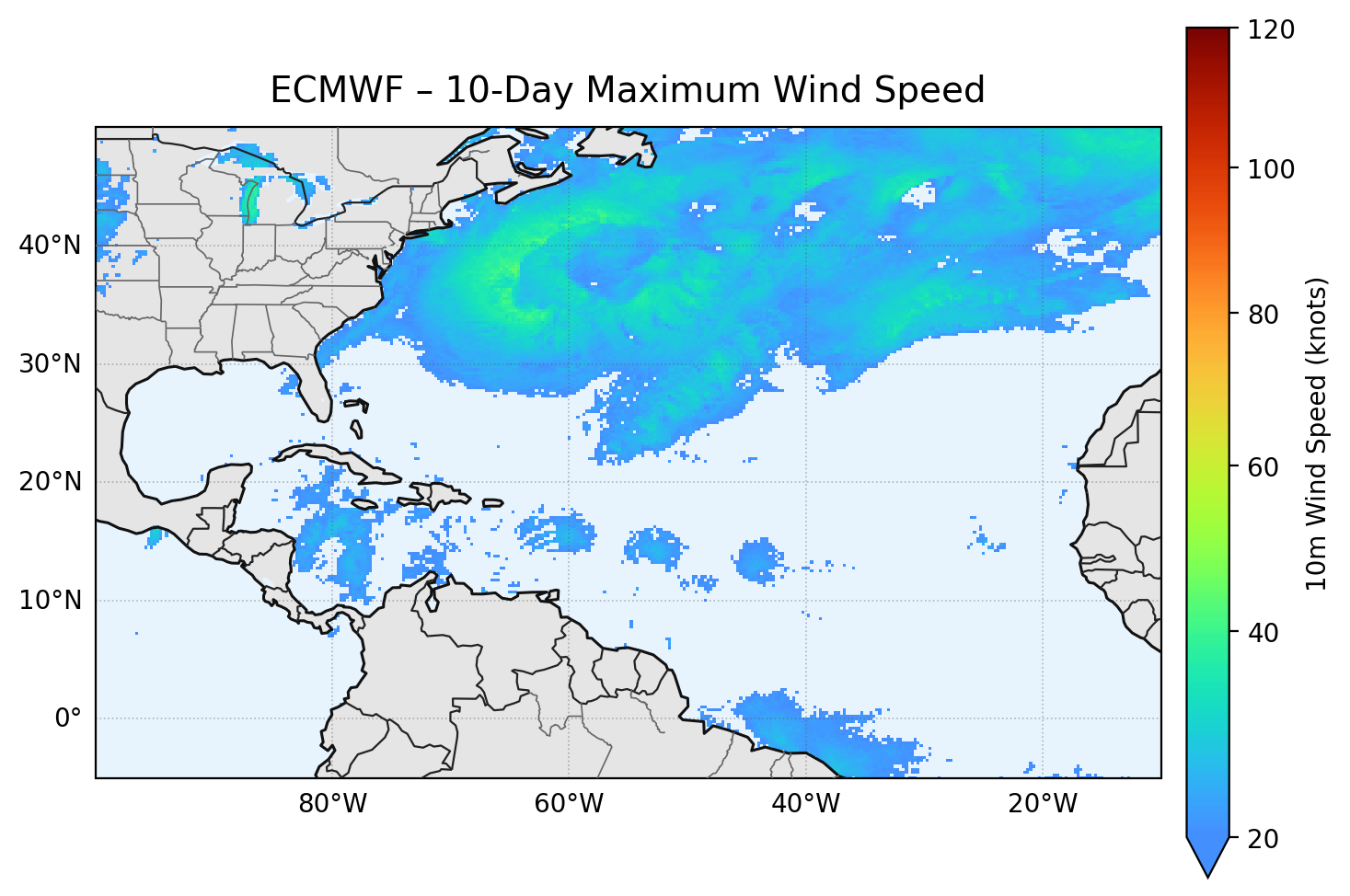 ECMWF 10-Day Max