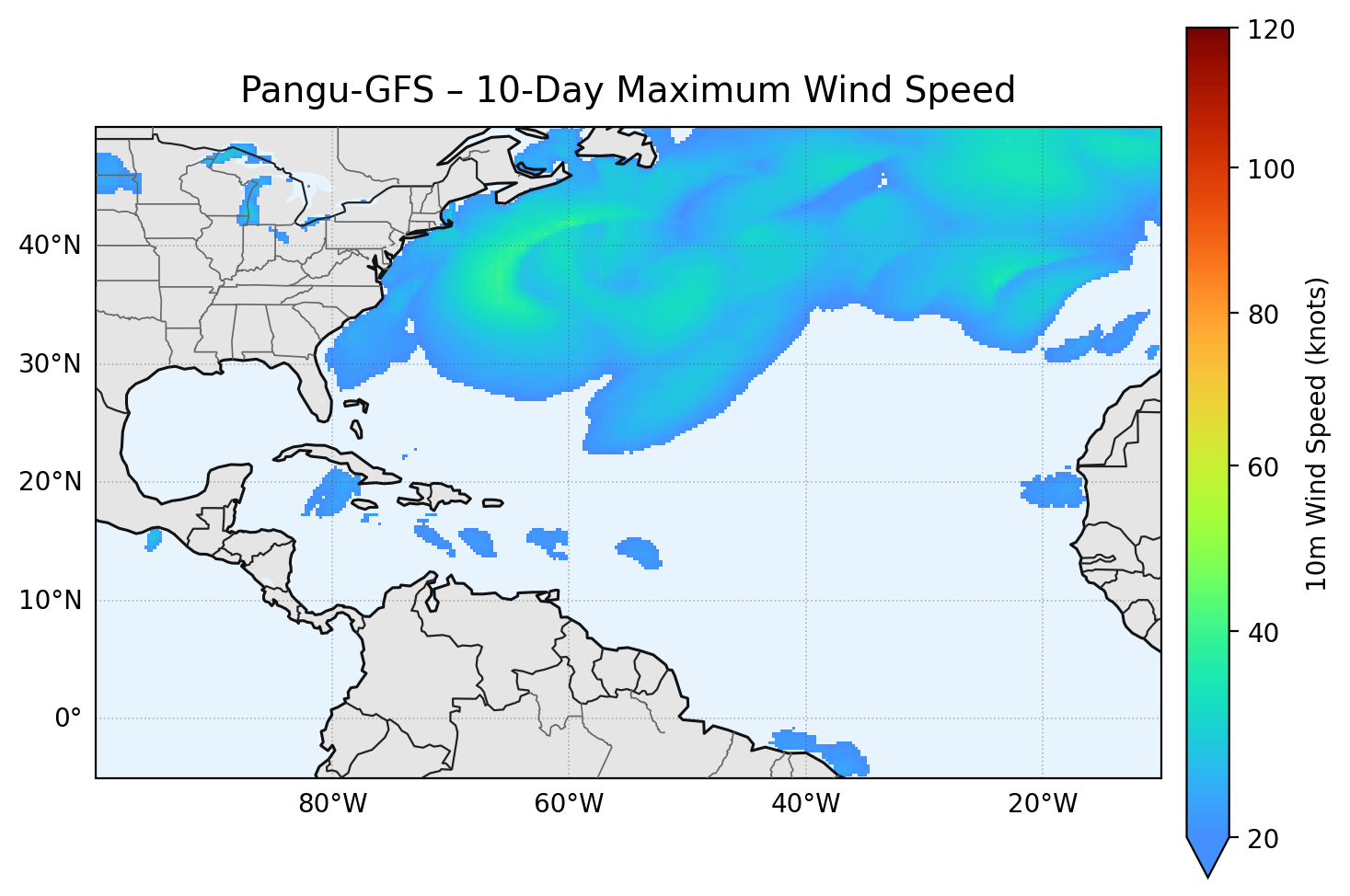 Pangu-GFS 10-Day Max