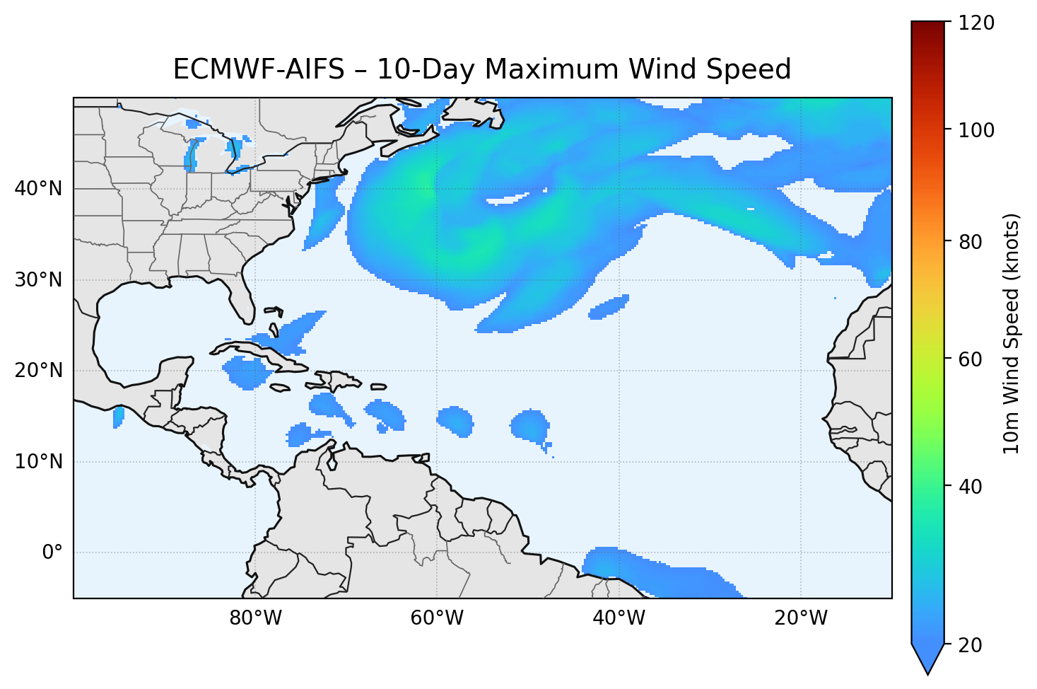 ECMWF-AIFS 10-Day Max