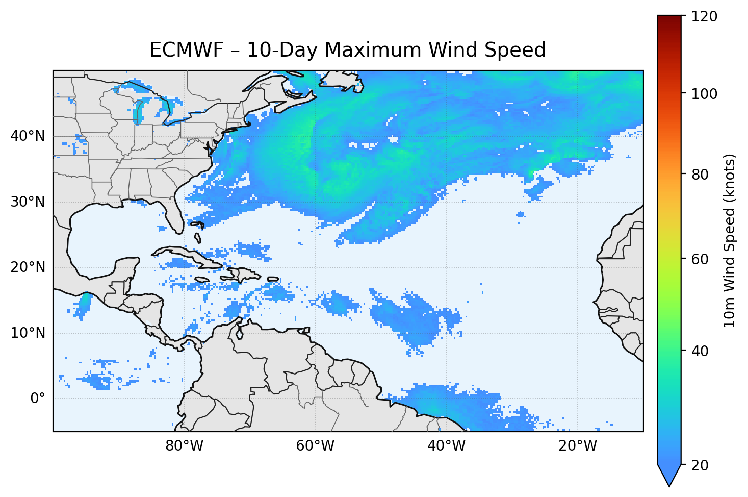 ECMWF 10-Day Max