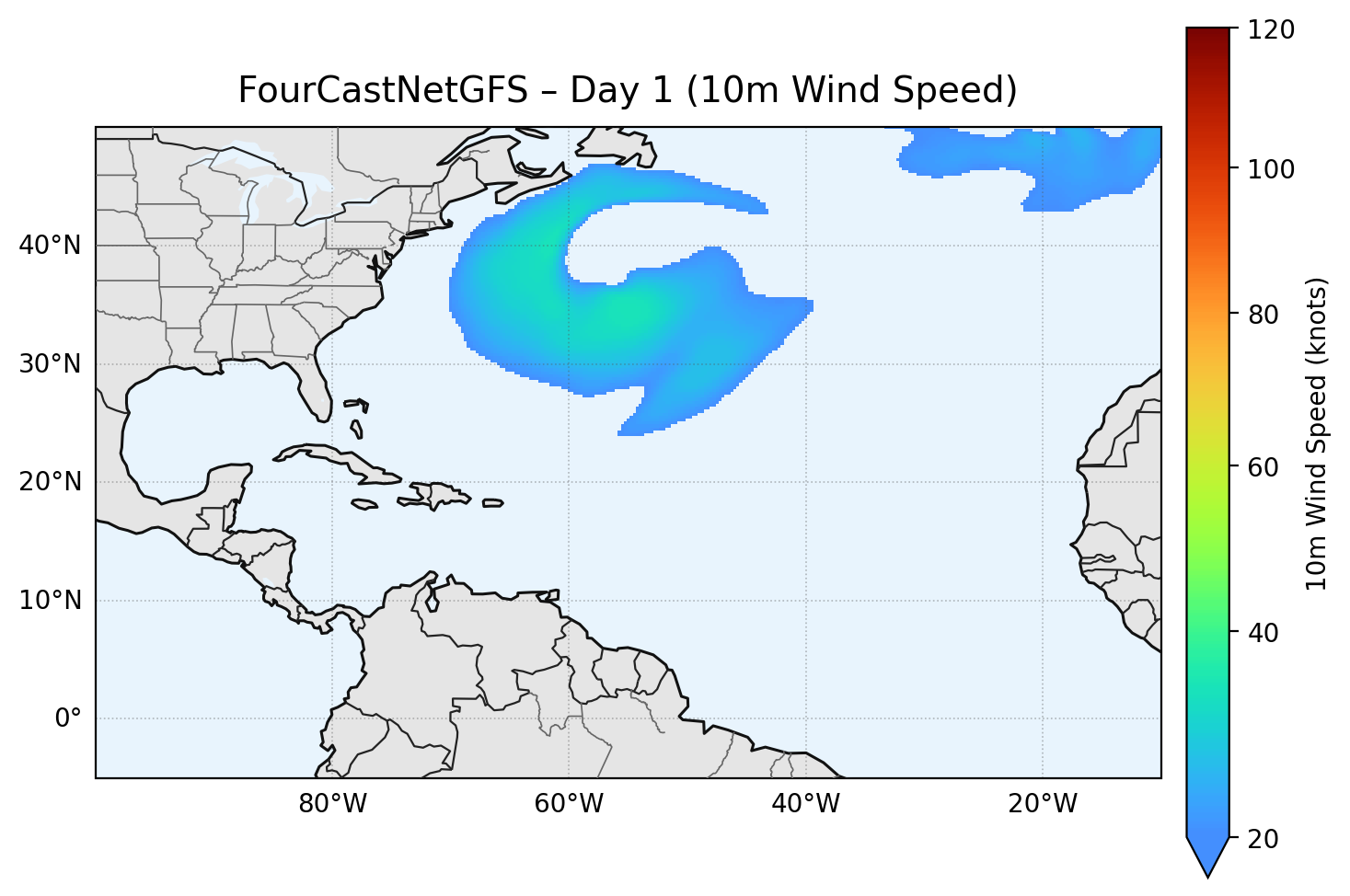 FourCastNetGFS - Day 01