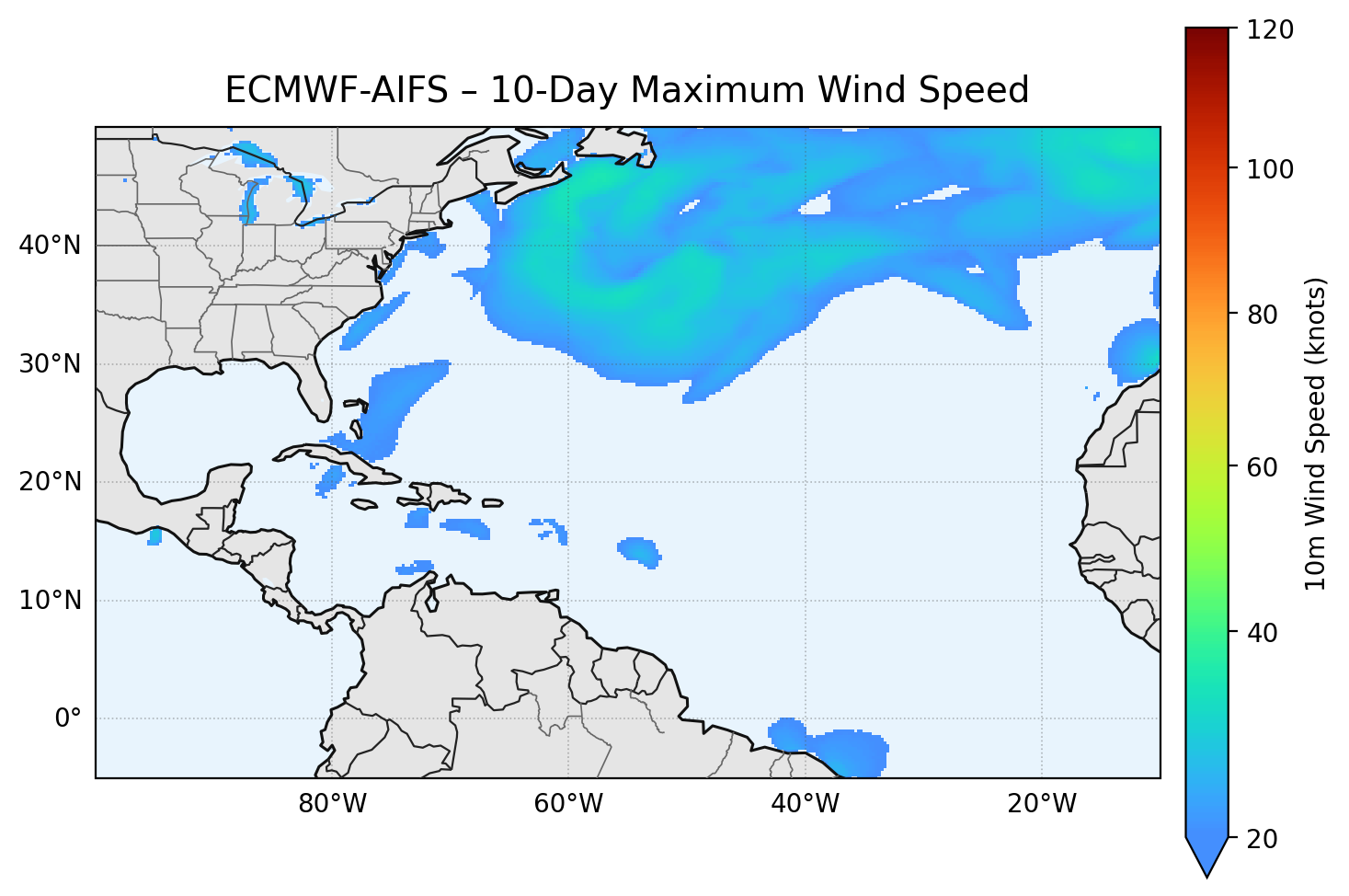 ECMWF-AIFS 10-Day Max