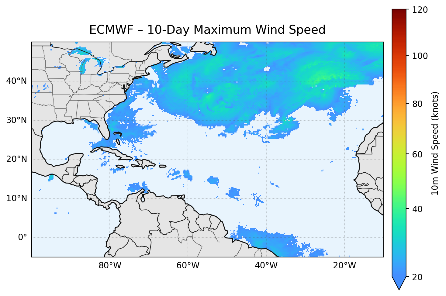 ECMWF 10-Day Max