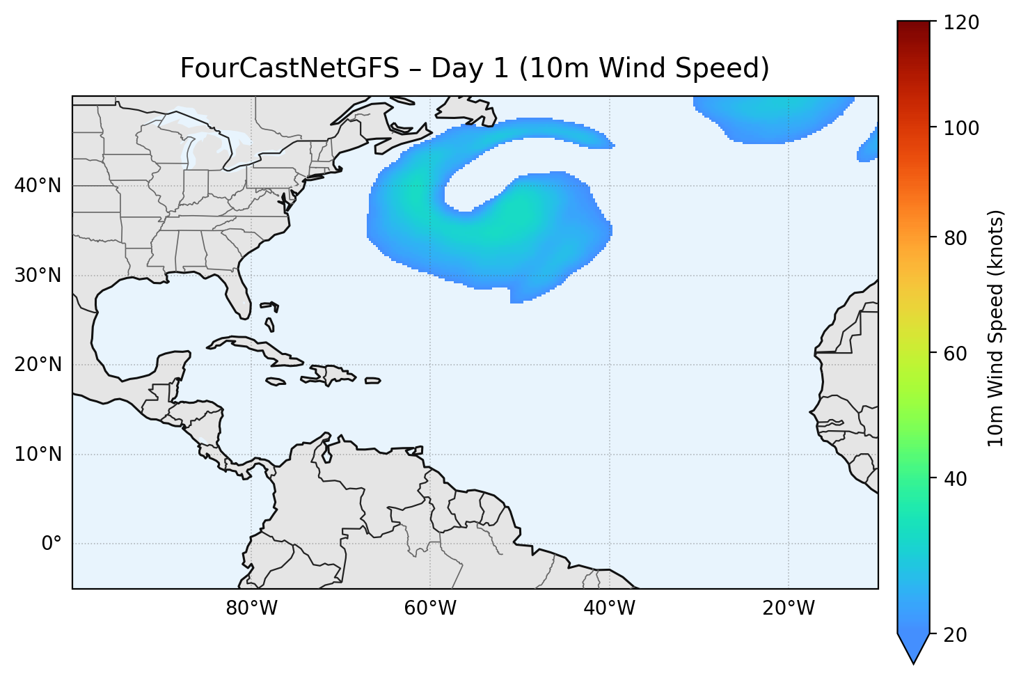 FourCastNetGFS - Day 01