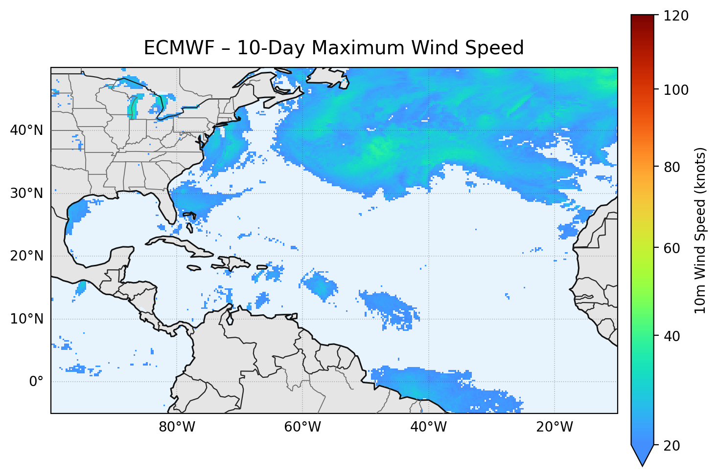 ECMWF 10-Day Max