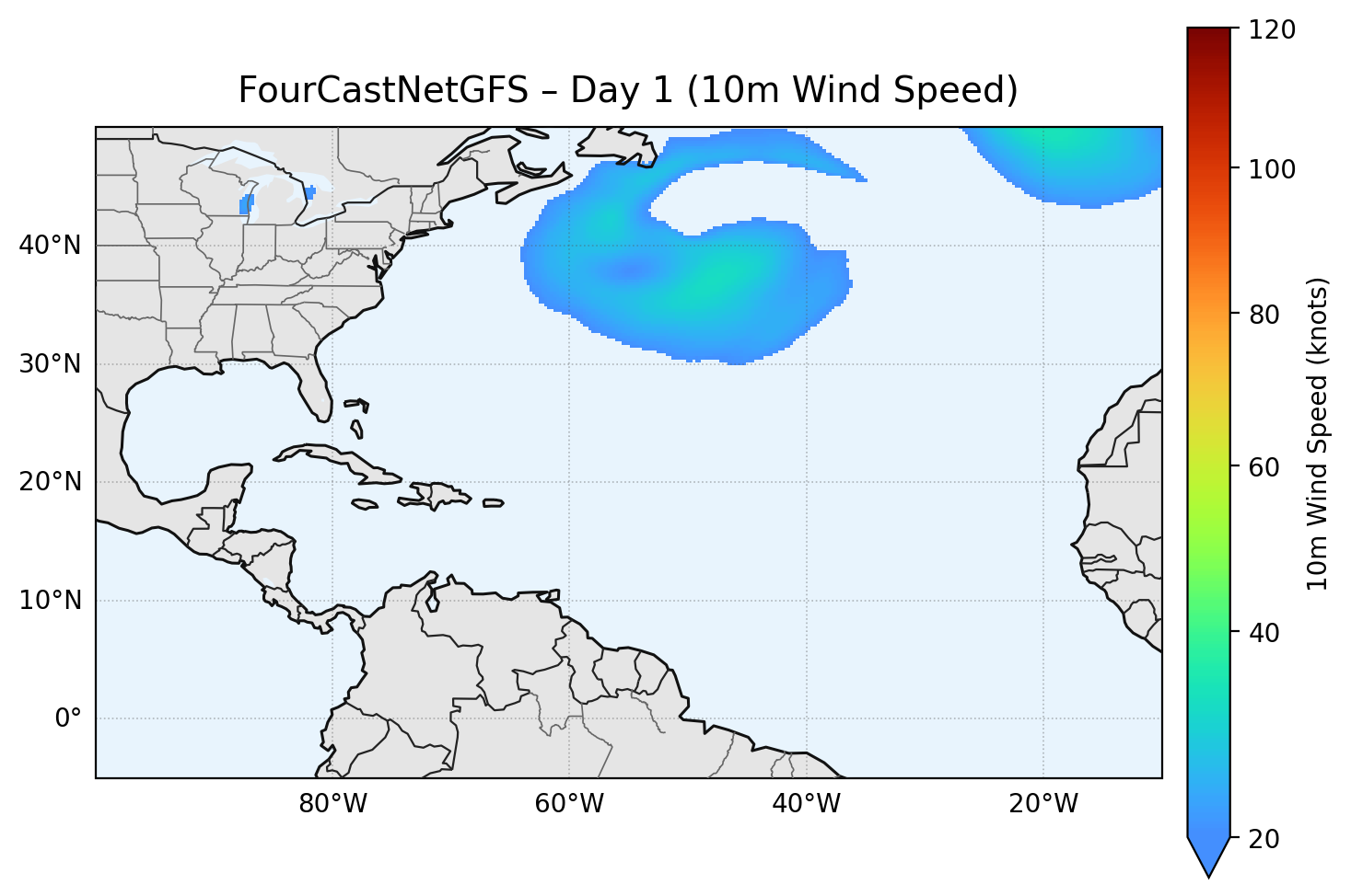 FourCastNetGFS - Day 01