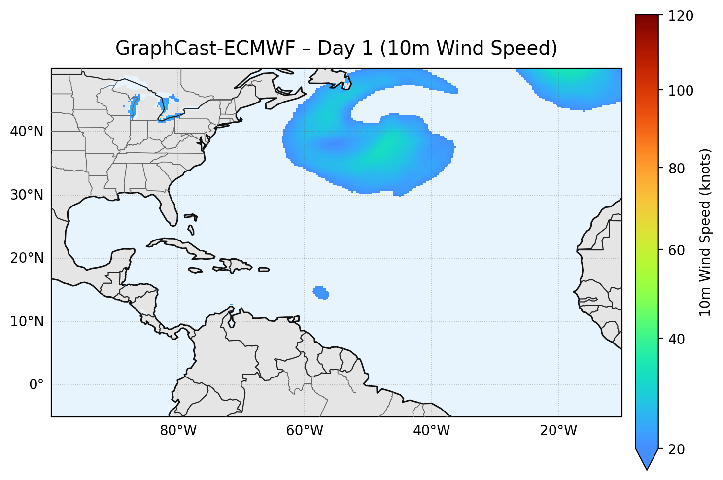 GraphCast-ECMWF - Day 01