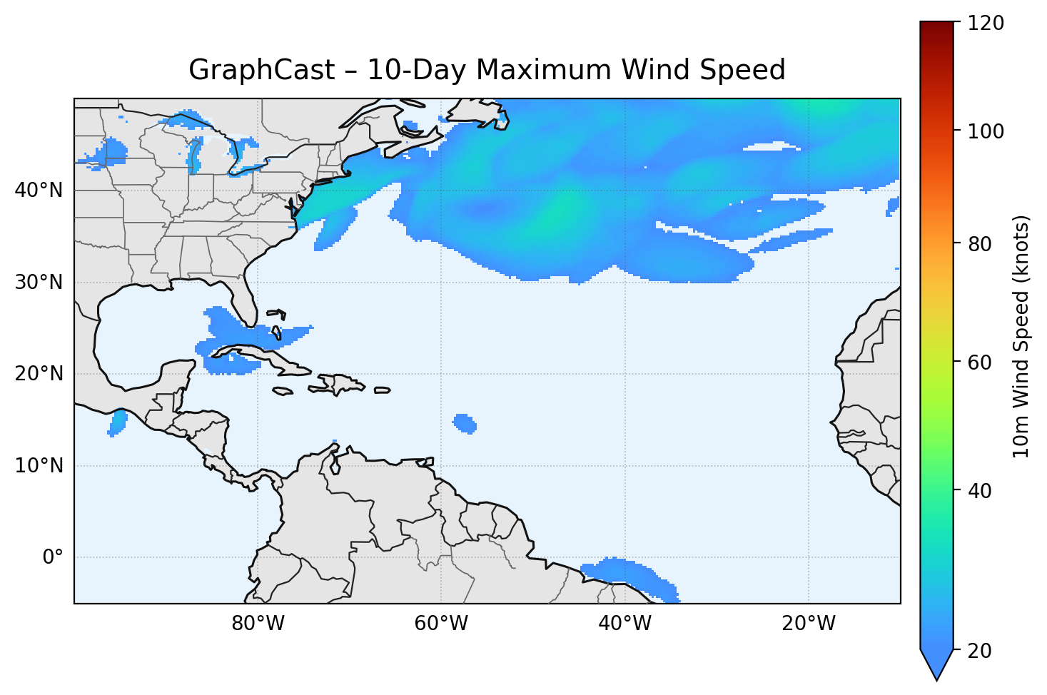 GraphCast 10-Day Max