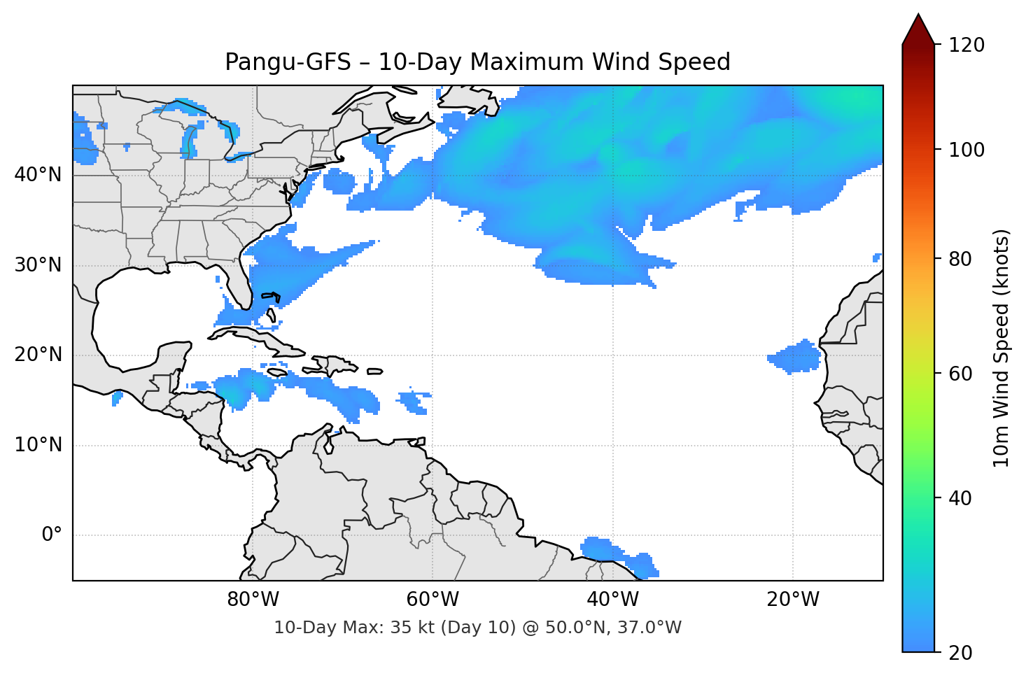 Pangu-GFS 10-Day Max