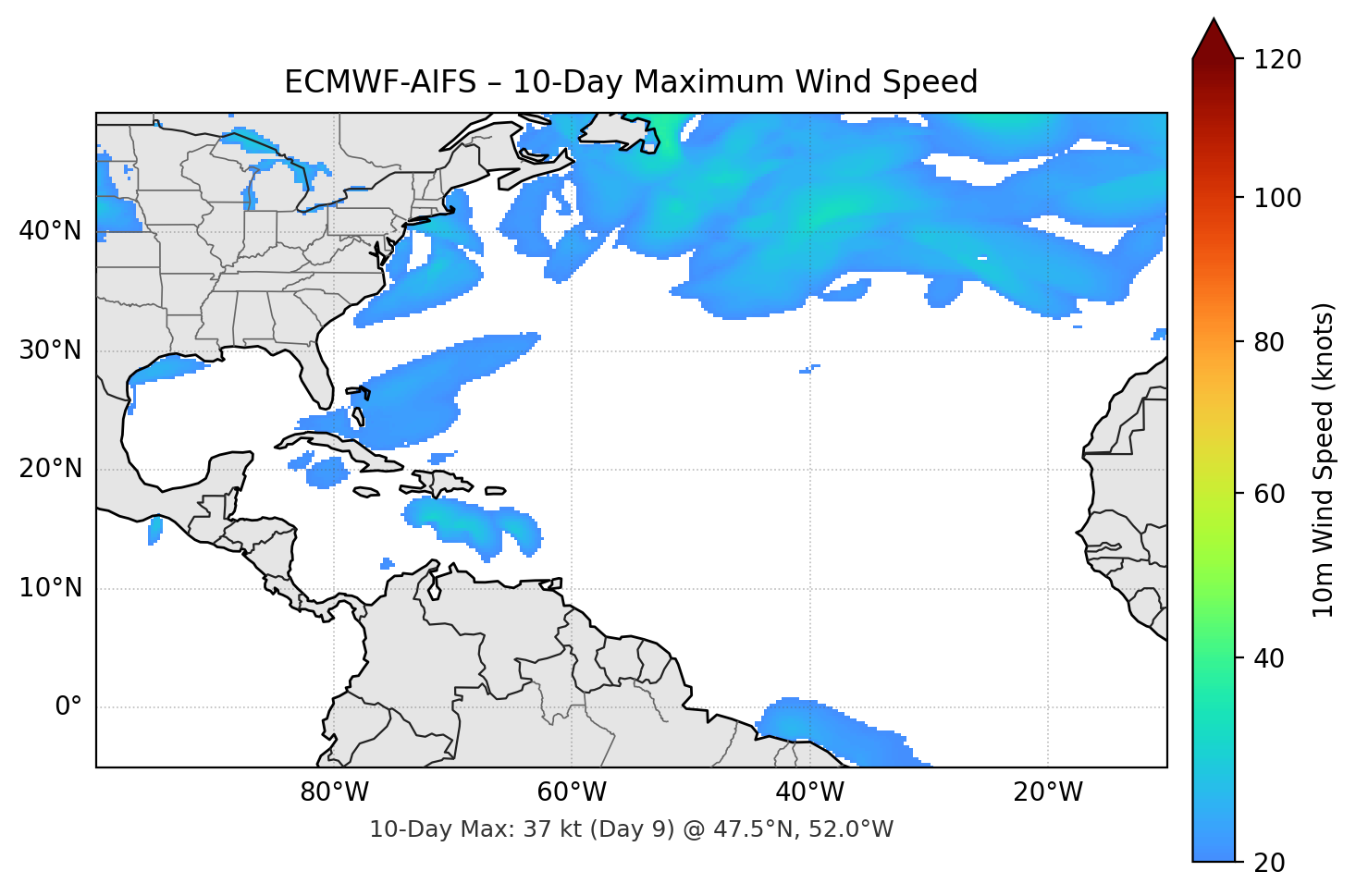 ECMWF-AIFS 10-Day Max