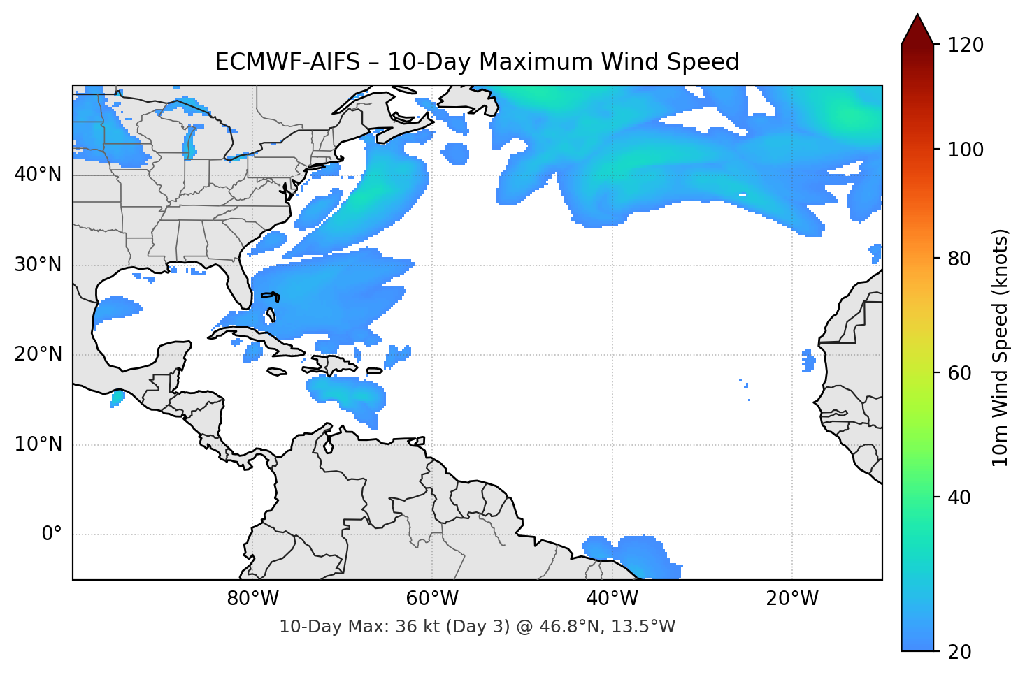 ECMWF-AIFS 10-Day Max