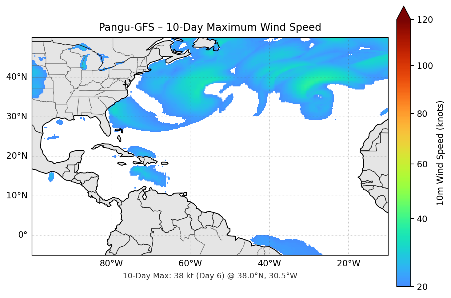 Pangu-GFS 10-Day Max