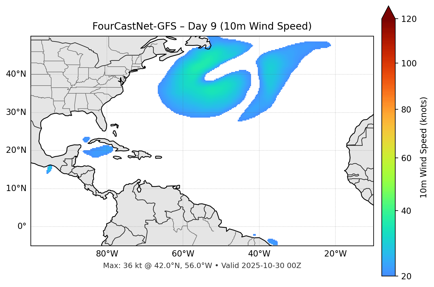 FourCastNet-GFS - Day 09