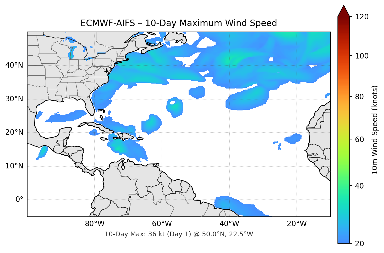 ECMWF-AIFS 10-Day Max
