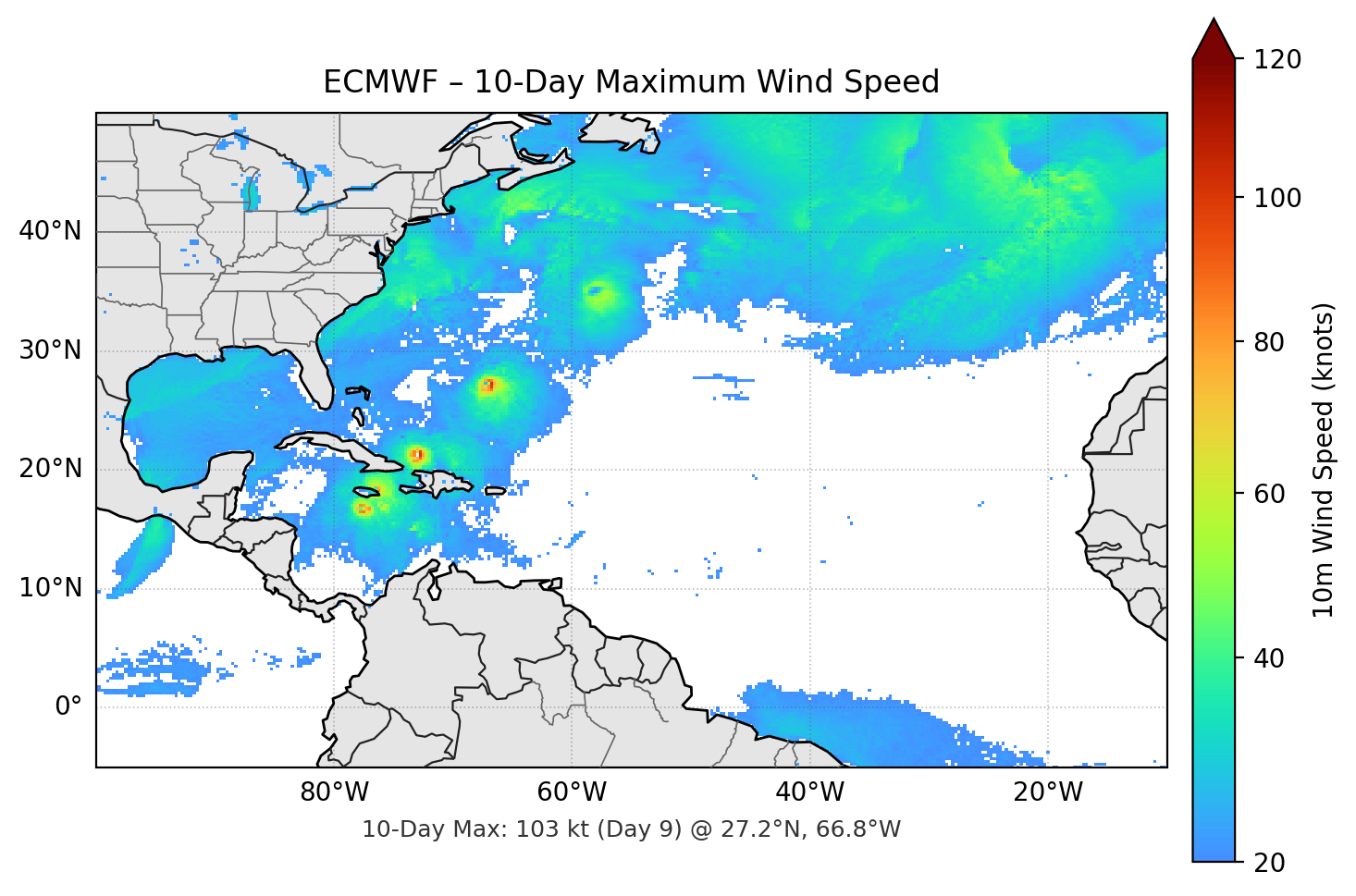 ECMWF 10-Day Max