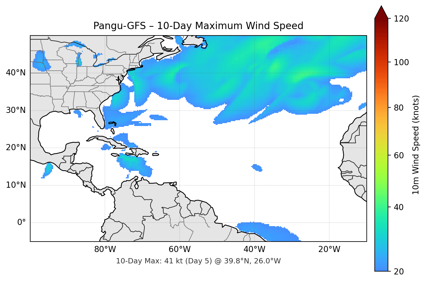 Pangu-GFS 10-Day Max