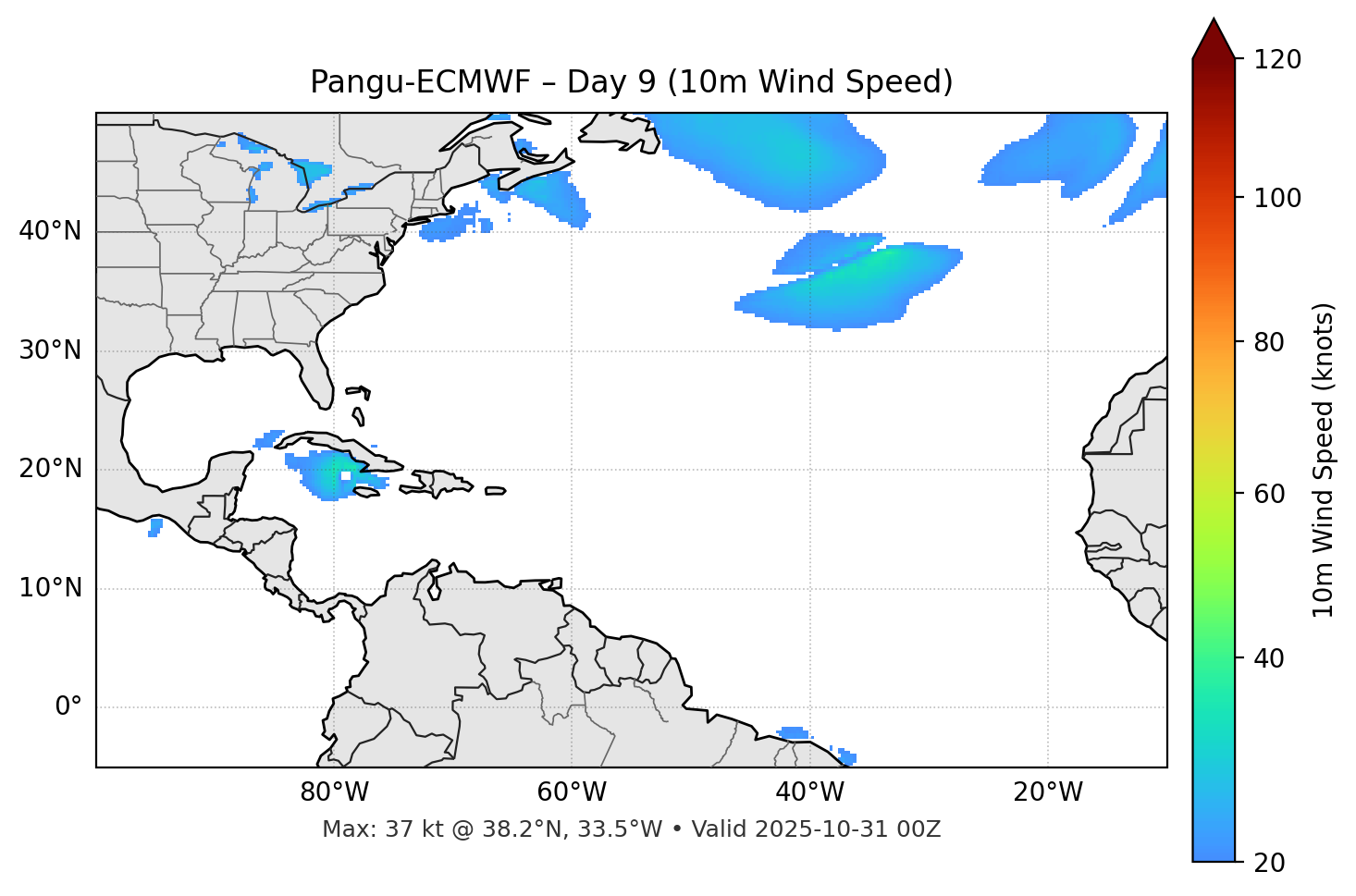Pangu-ECMWF - Day 09