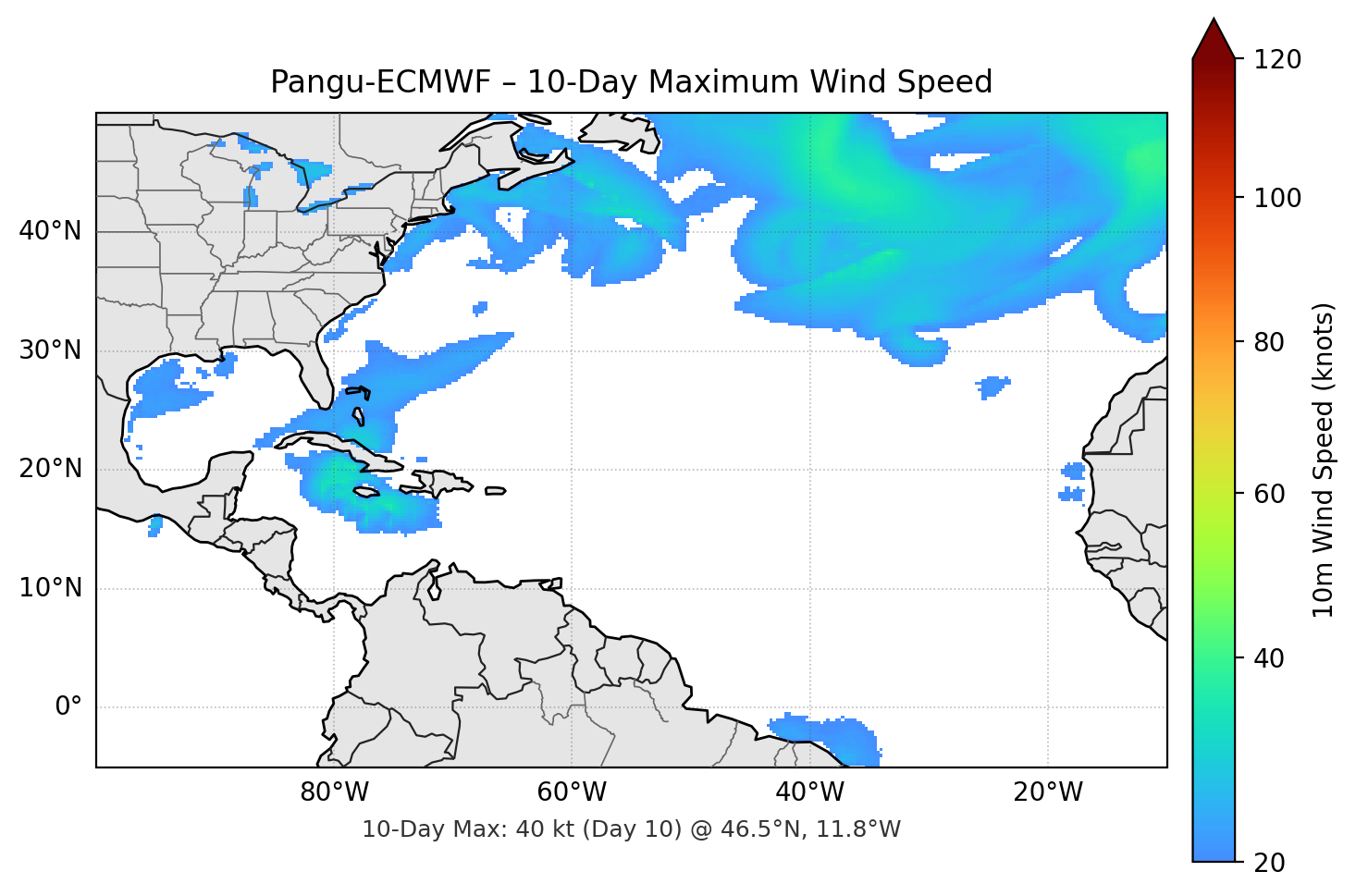 Pangu-ECMWF 10-Day Max