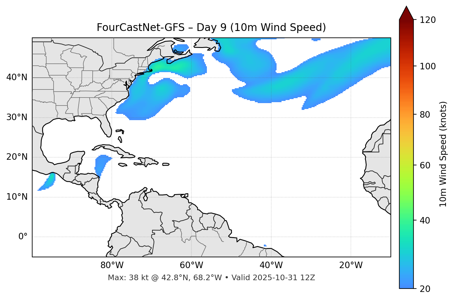 FourCastNet-GFS - Day 09