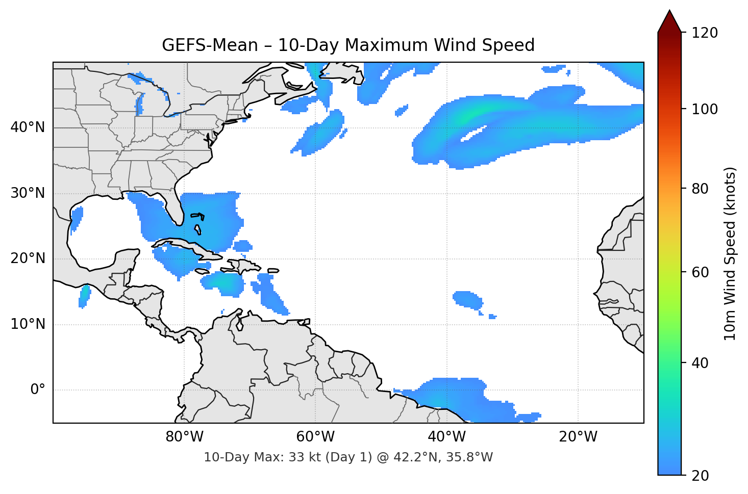 GEFS-Mean 10-Day Max