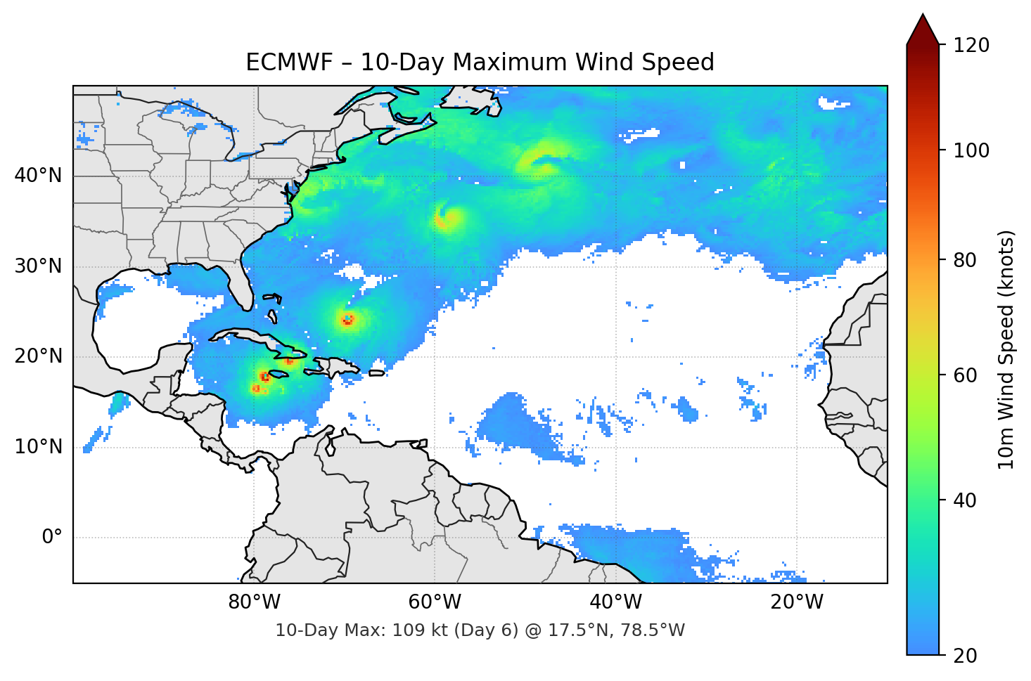 ECMWF 10-Day Max
