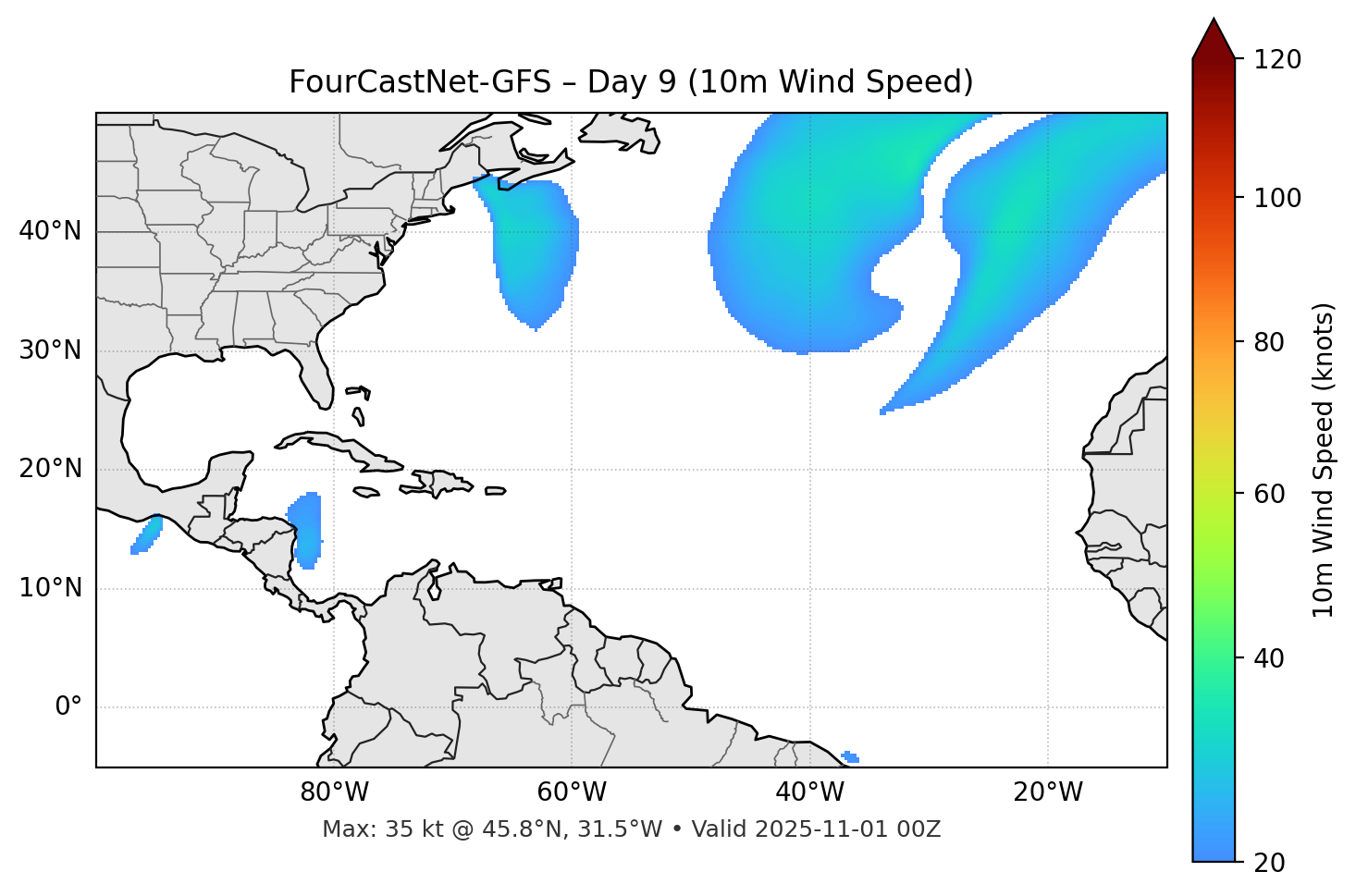 FourCastNet-GFS - Day 09