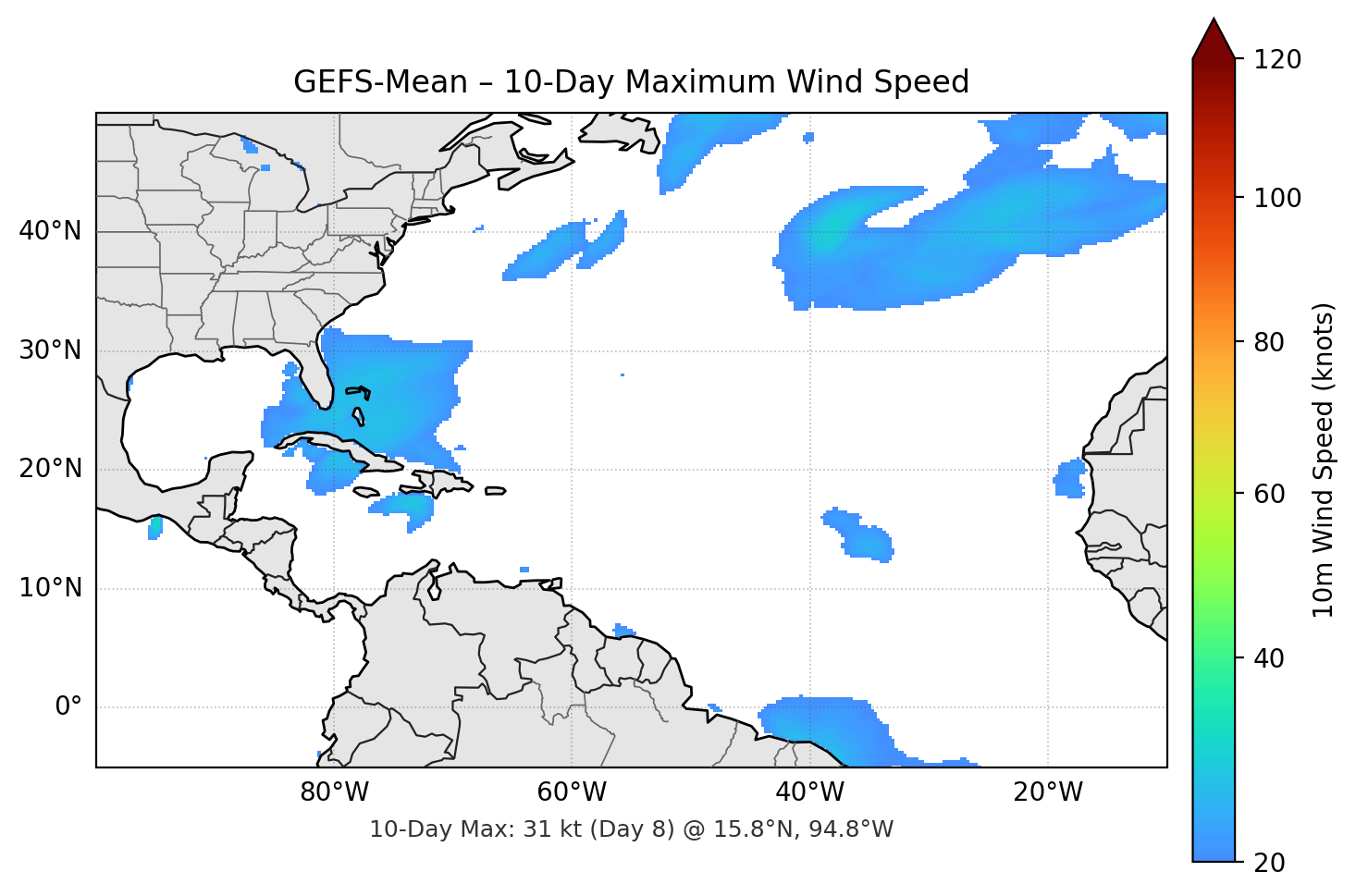 GEFS-Mean 10-Day Max