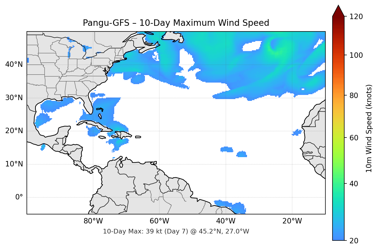 Pangu-GFS 10-Day Max