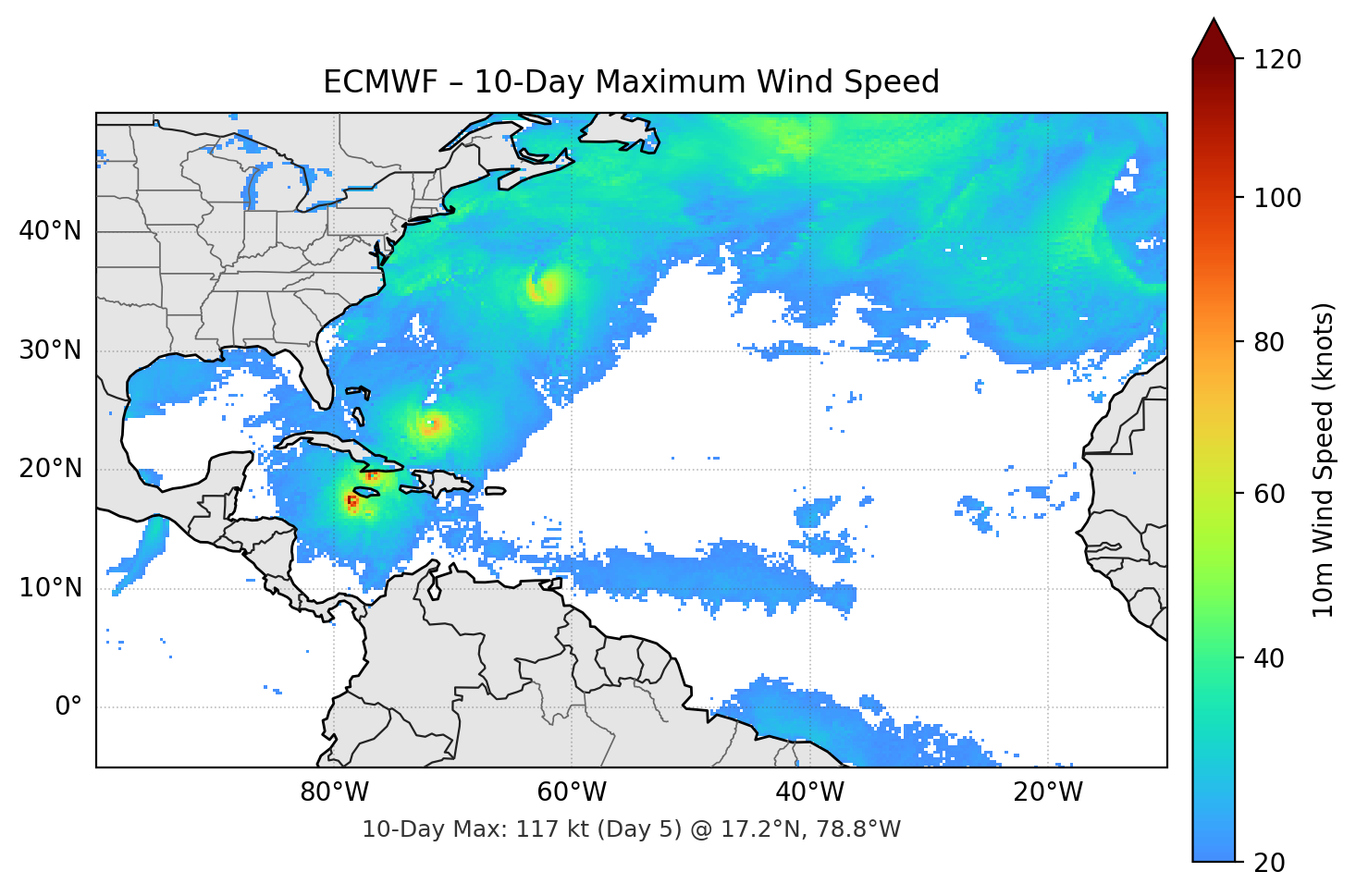 ECMWF 10-Day Max