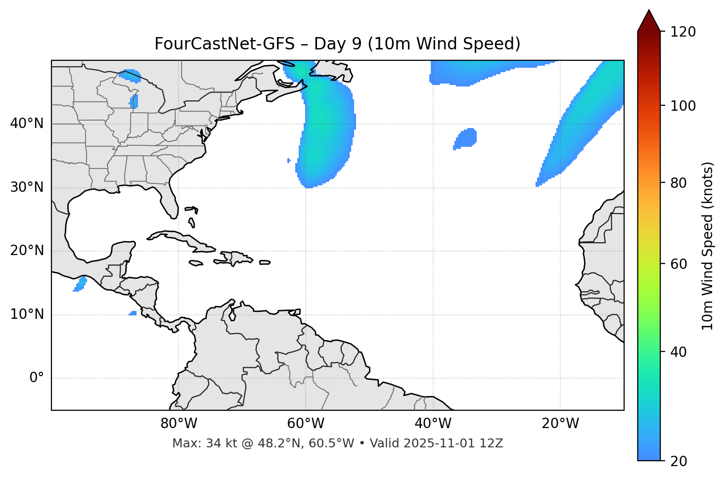 FourCastNet-GFS - Day 09