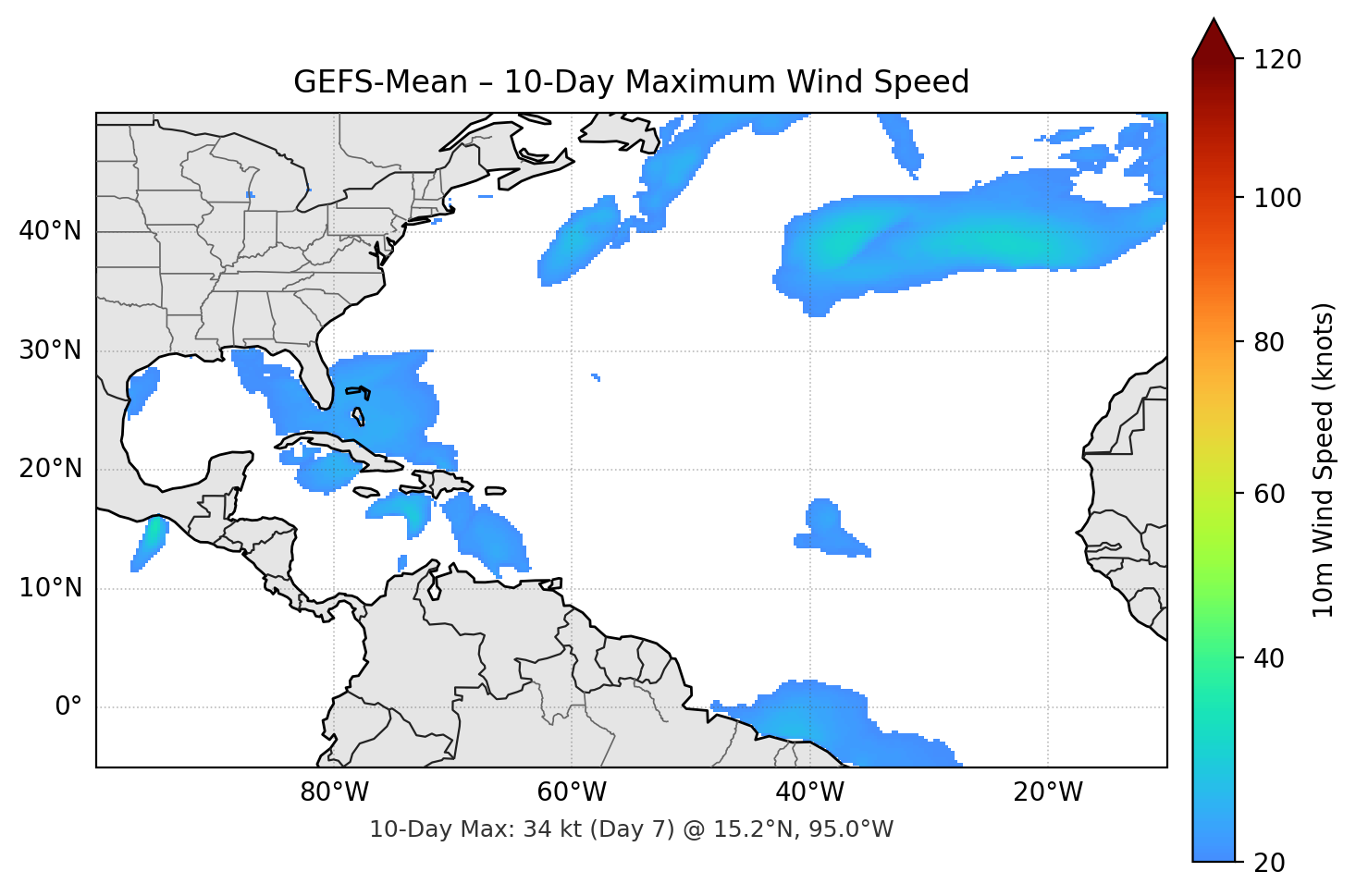 GEFS-Mean 10-Day Max