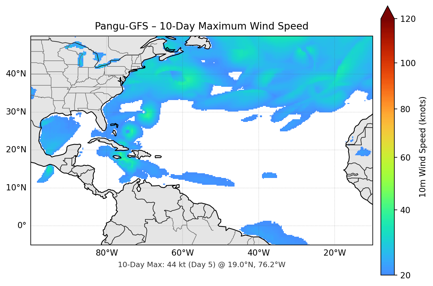 Pangu-GFS 10-Day Max