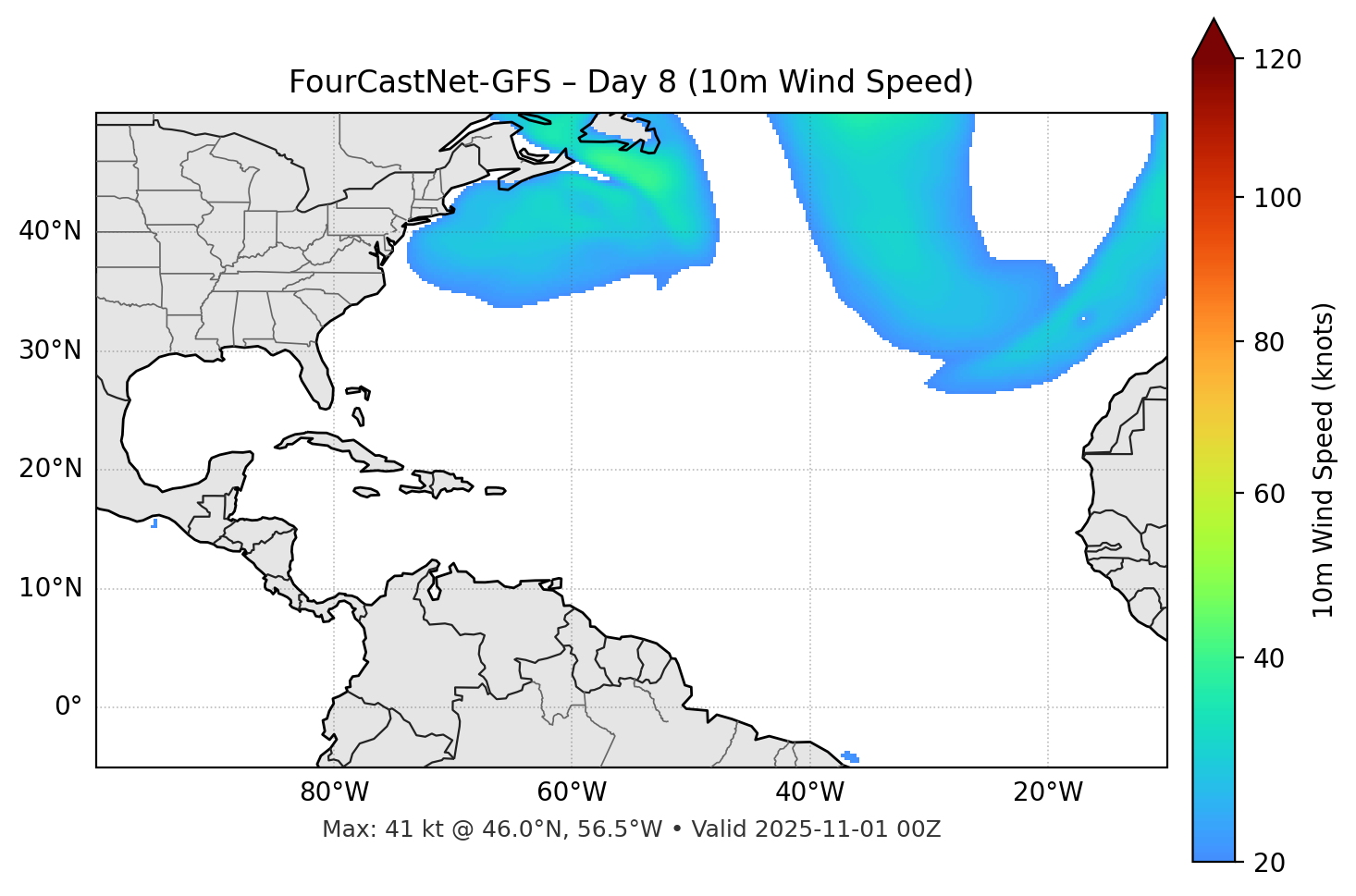 FourCastNet-GFS - Day 08
