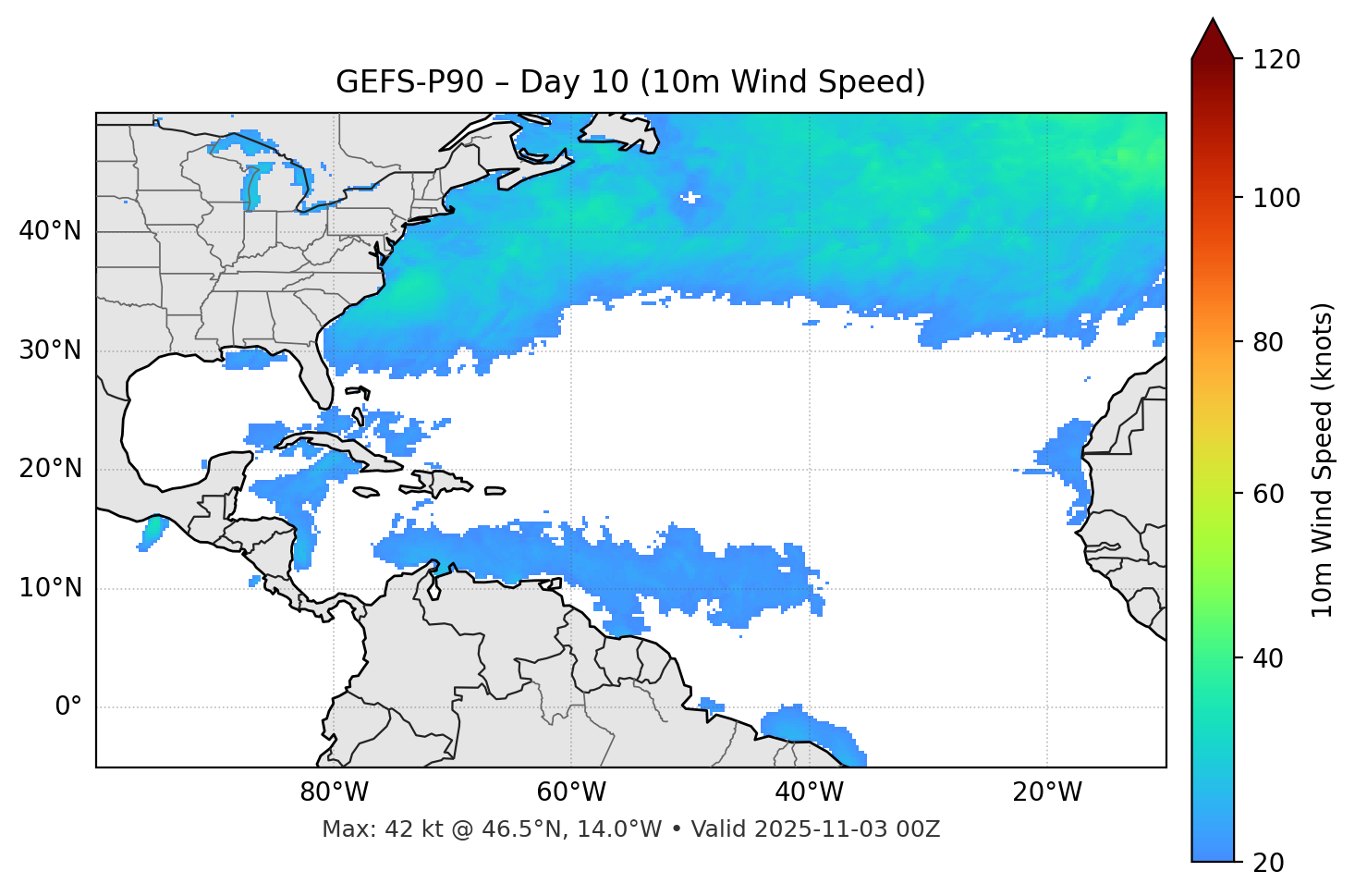 GEFS-P90 - Day 10