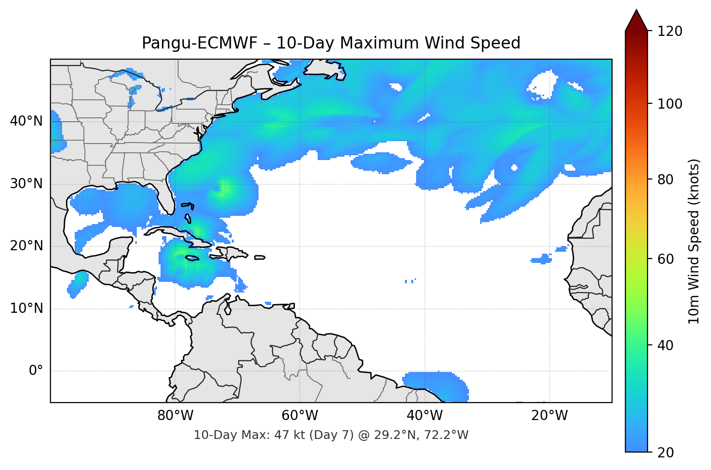 Pangu-ECMWF 10-Day Max