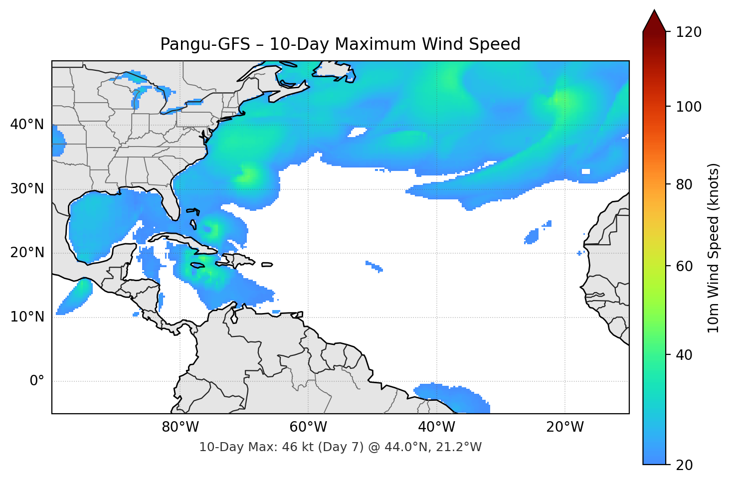Pangu-GFS 10-Day Max