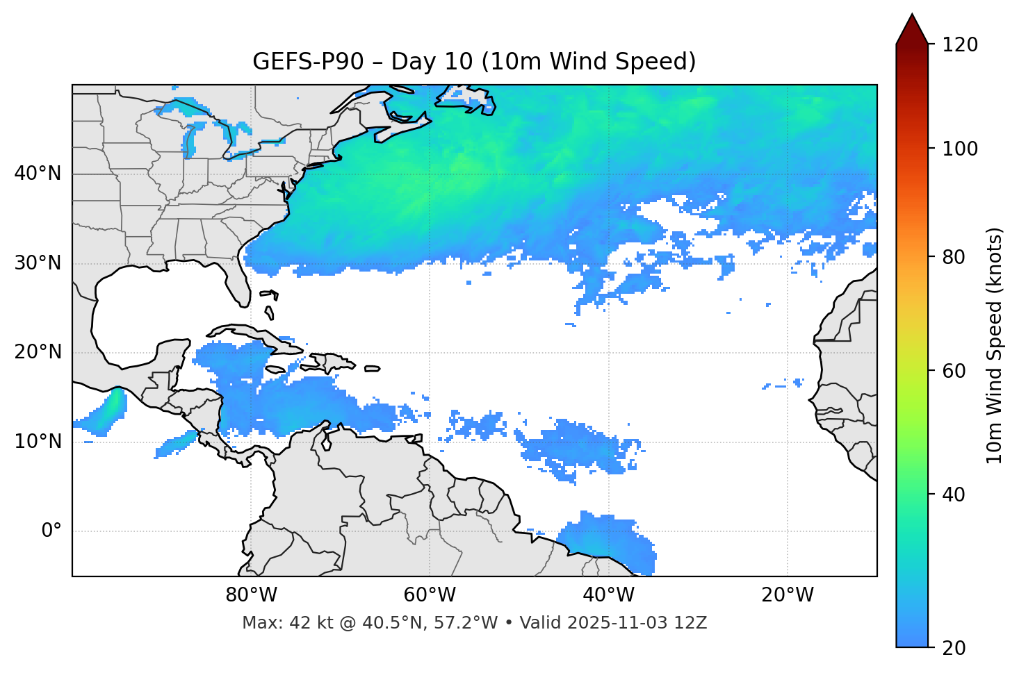 GEFS-P90 - Day 10