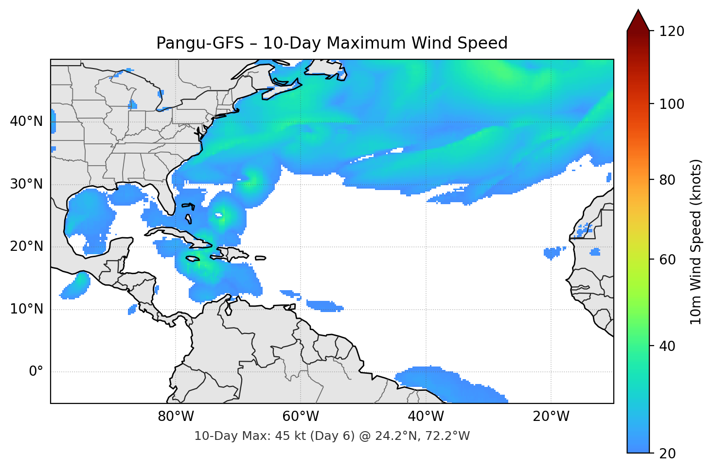 Pangu-GFS 10-Day Max