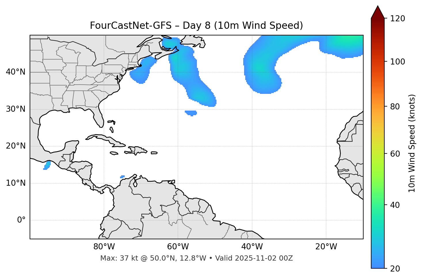 FourCastNet-GFS - Day 08