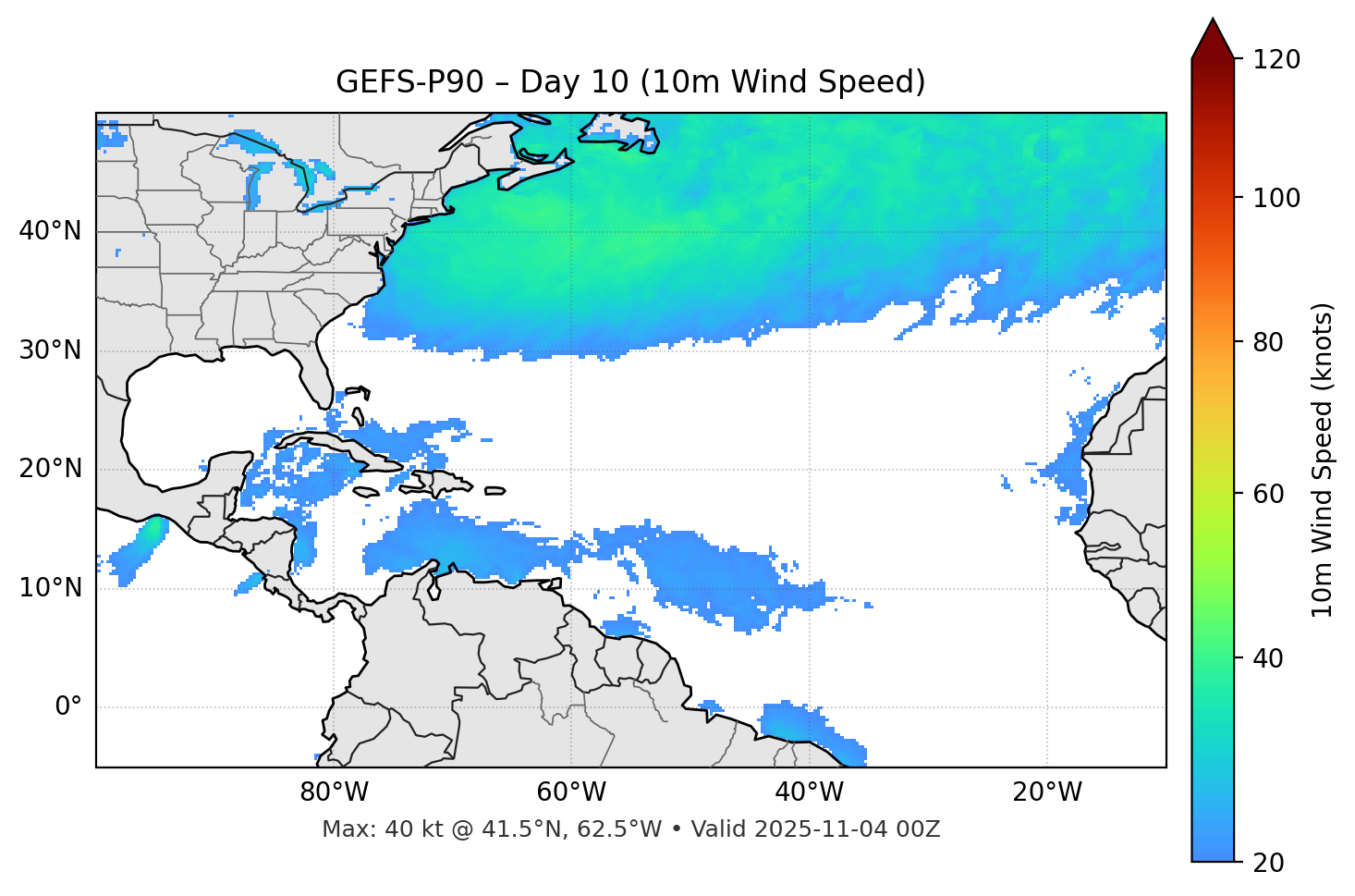 GEFS-P90 - Day 10