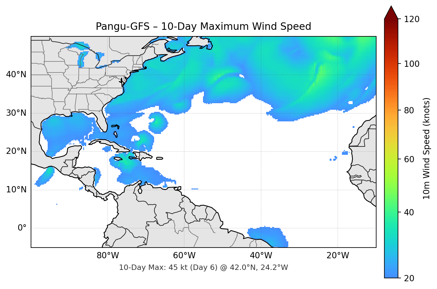 Pangu-GFS 10-Day Max