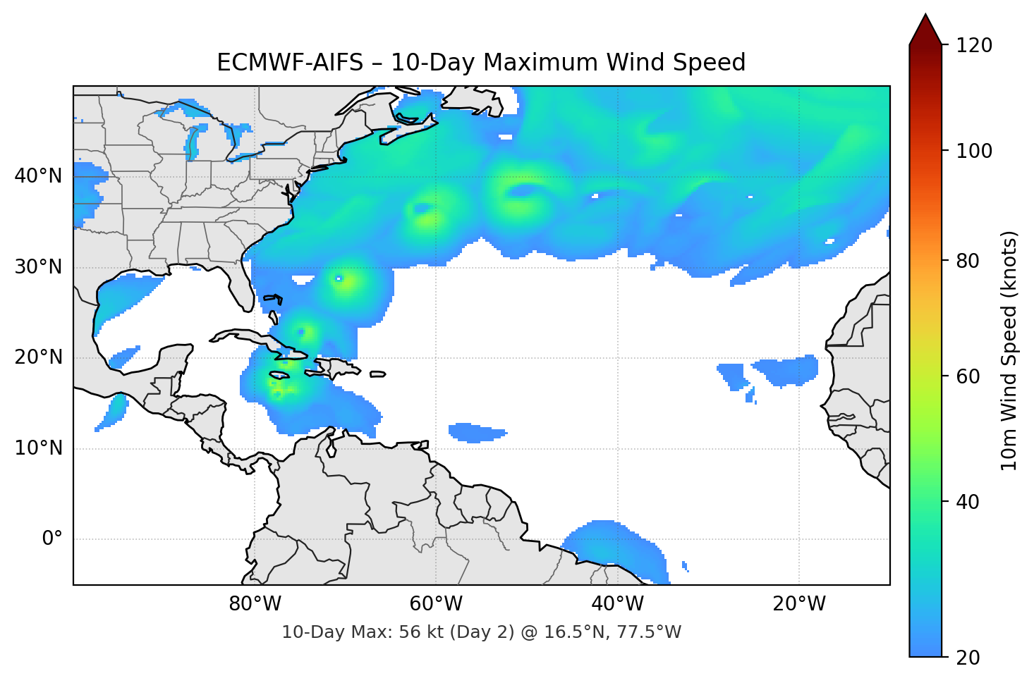 ECMWF-AIFS 10-Day Max