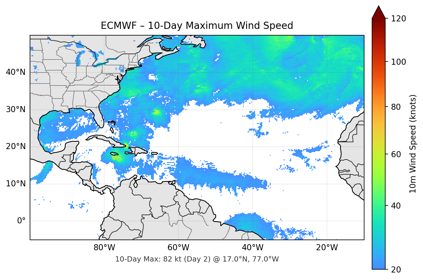 ECMWF 10-Day Max
