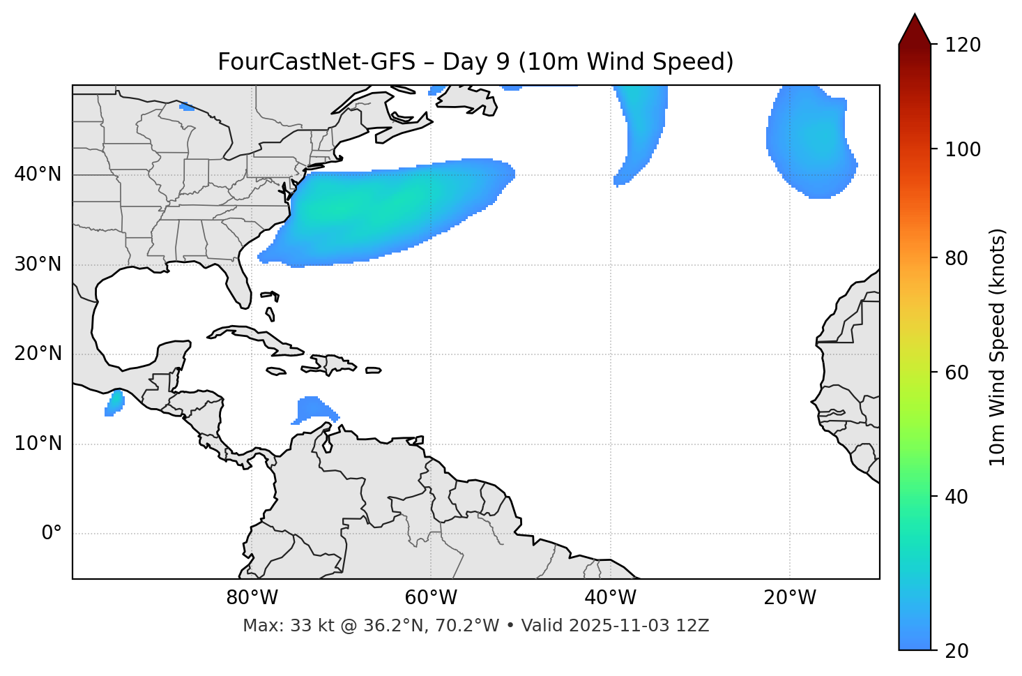 FourCastNet-GFS - Day 09