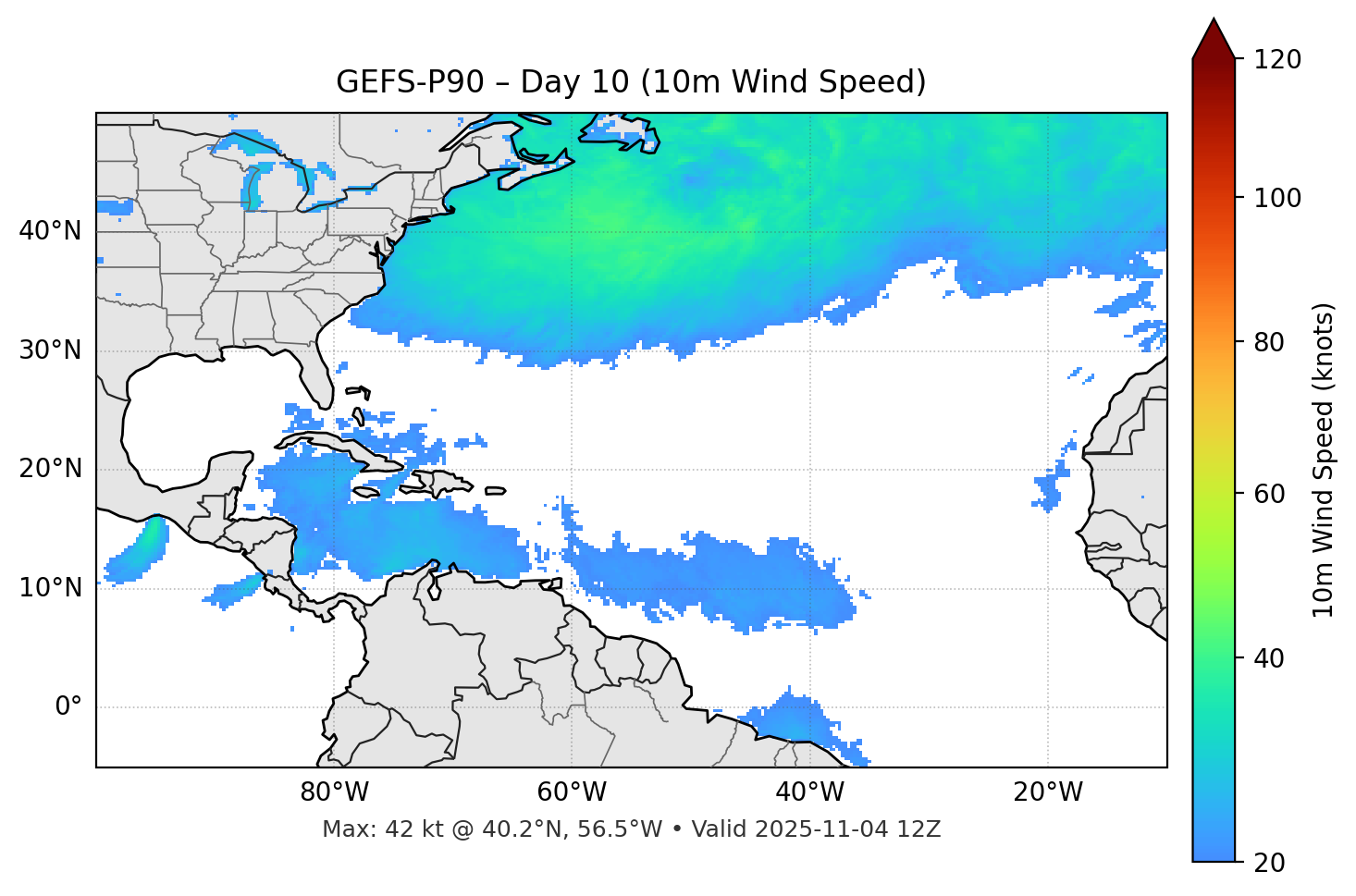 GEFS-P90 - Day 10
