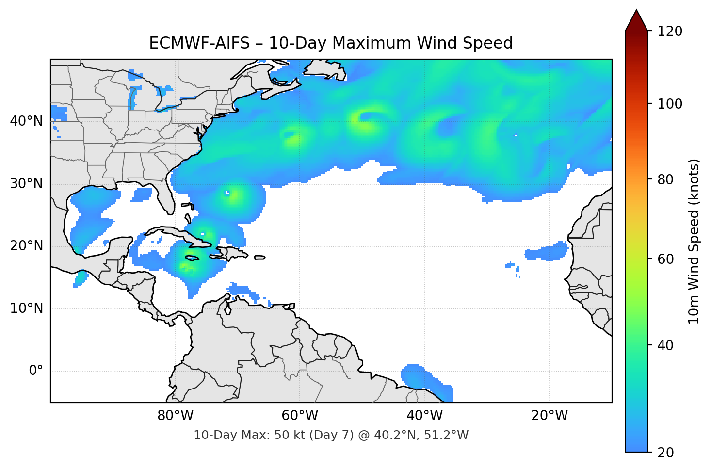 ECMWF-AIFS 10-Day Max