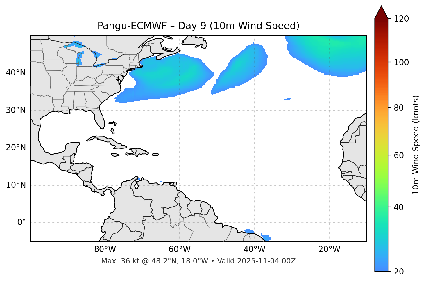 Pangu-ECMWF - Day 09