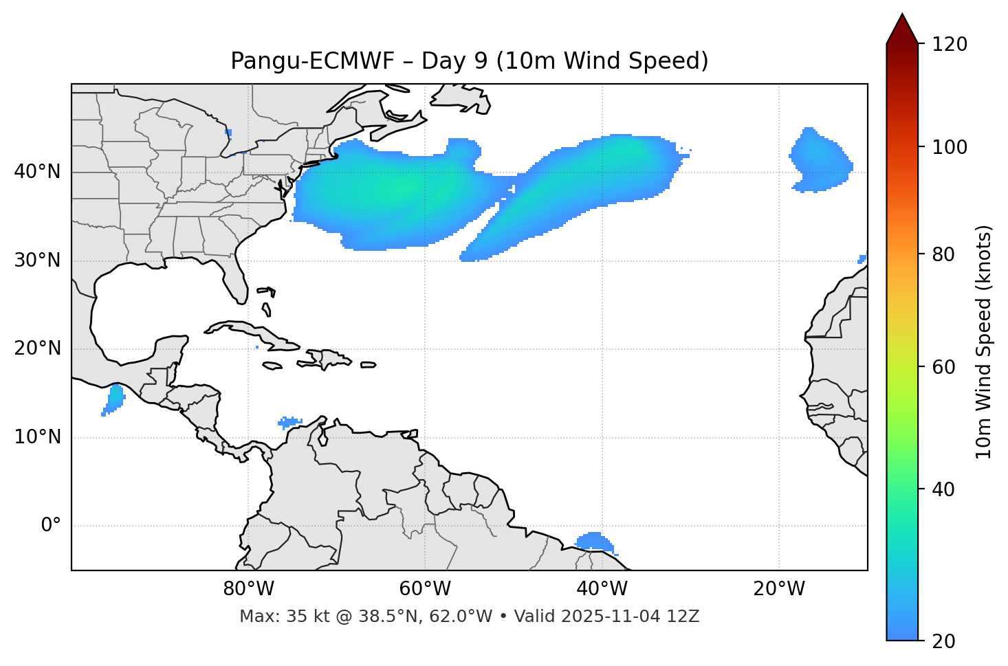 Pangu-ECMWF - Day 09