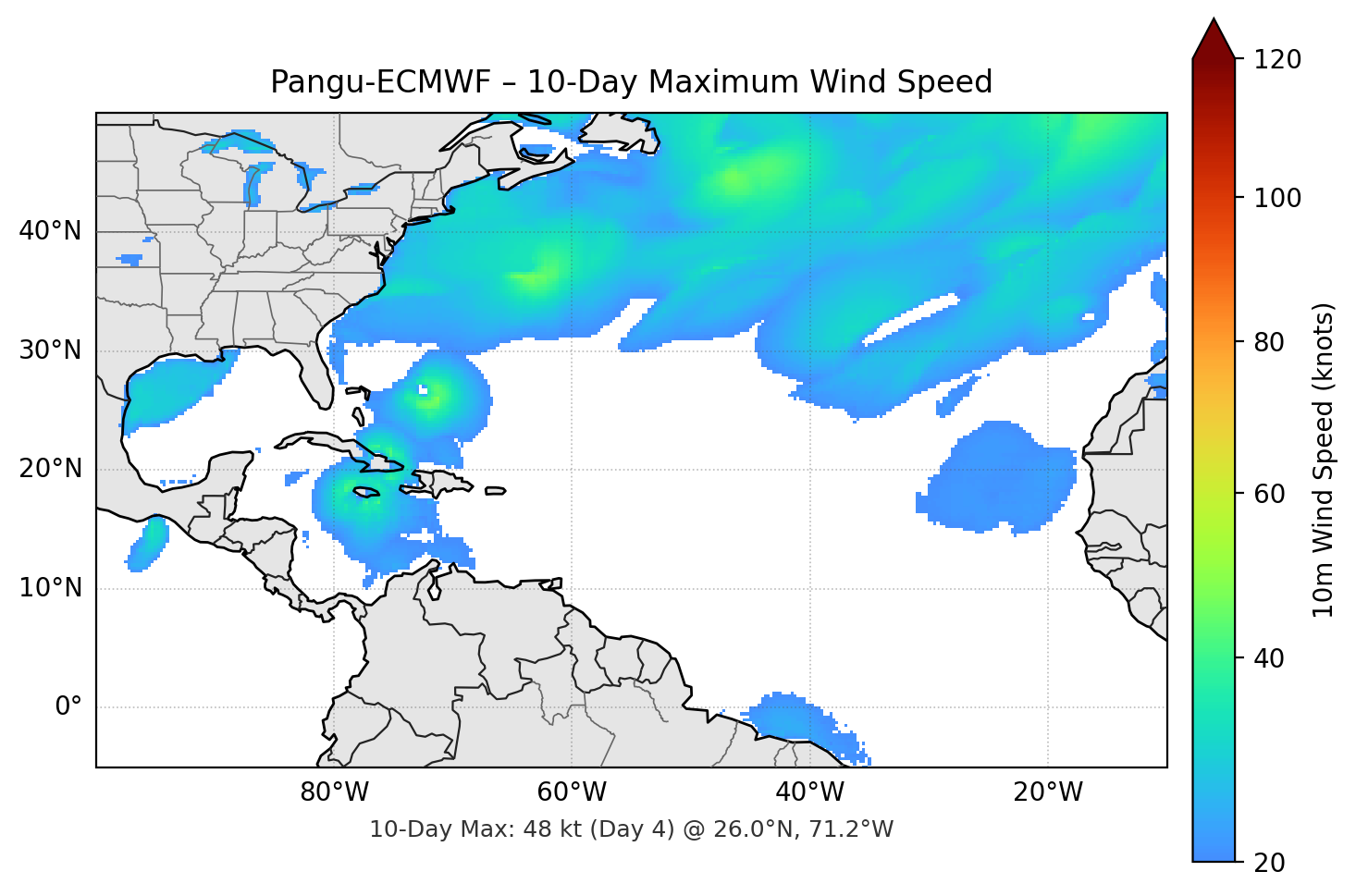 Pangu-ECMWF 10-Day Max